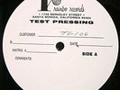 TAR Toast NAKED RAYGUN BLATANT DISSENT TEST PRESSING