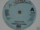PUMPHOUSE GANG STAY WITH ME RARE 1980 SPLASH UK ORIG EX