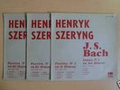 HENRYK SZERYNG Bach Sonatas 3 LP's Set XOC 125-127