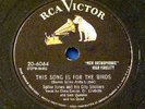 Spike Jones This Song Is For The Birds RCA 20-6064 1955