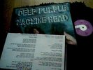 1ST PRESS DEEP PURPLE MACHINE HEAD INC POSTER INSERT A1