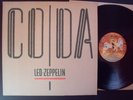 LED ZEPPELIN CODA swansong  1982 A-2 1ST Press Lp MINT-