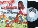 Dorothée - Récré A2 - Rare 45T Hollandais Schtroumpfs