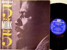 Thelonious Monk 5 By Monk By 5 Orig DG Mono NM Superb