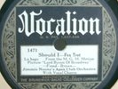 38) 78 RPM JIMMIE NOONE APEX CLUB ORCH.  VOCALION 1471