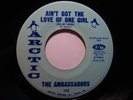 Northern Soul 45 AMBASSADORS on ARCTIC Ain't Got..HEAR