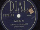 DJANGO REINHARDT AND HIS BAND ON DIAL 754