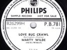  DEMO SAMPLE 78 MARTY WILDE -LOVE BUG CRAWL E+