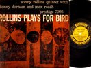 JAZZ LP Sonny Rollins PLAYS FOR BIRD Prestige YELLOW DG