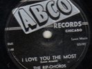DOOWOP 78--ABCO-105--RIP-CHORDS--CHICAGO--HEAR BOTH