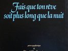 VANGELIS FAIS QUE TON REVE FRENCH GATEFOLD FIRST INSERT
