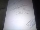 Sex Pistols-incl SID VICIOUS Hand Signed A4 Sheet-press