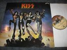 KISS - DESTROYER Red Vinyl LP Nr MINT A1/B1 Kiss On Lab