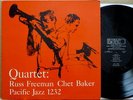 CHET BAKER & RUSS FREEMAN QUARTET Pacific Jazz LP 1232