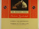 HMV ED.1 WALP 1059 BEETHOVEN SYMPHONY 4 FURTWANGLER NM