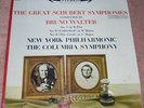 BRUNO WALTER GREAT SCHUBERT SYMPHONIES Columbia 6 Eye