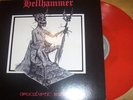HELLHAMMER Apocalyptic raids red wax RARE LP