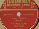 Giovanni Vicari MARIA BELLA  Italian Banjo Mandolin