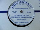 LOS HOOLIGANS 78rpm ORIG Heartbreak Hotel ELVIS PRESLEY