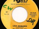Rockabilly Surf 45 THE GALLANT MEN Lost Romance LISTEN