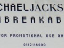 MICHAEL JACKSON UNBREAKABLE RARE INVINCIBLE PROMO 12