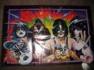 KISS UNMASKED FRENCH PROMO LP WITH POSTER + FLYER VGC