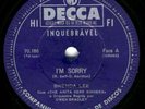  BRENDA LEE 78 I'M SORRY  BRAZIL DECCA70186 EX