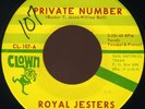 ROYAL JESTERS Private Number GROUP NORTHERN SOUL 45