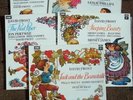 David Frost 5X Promo-LPs-Fairy tales-Cinderella-Aladdin