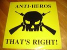 ANTI HEROS That's Right LP 1987 Oi punk skinhead