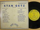 STAN GETZ QUARTET Volume 1 NEW JAZZ 10