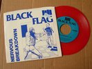 BLACK FLAG - NERVOUS BREAKDOWN punk RED 7