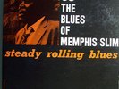 MEMPHIS SLIM STEADY ROLLIN' ORIG BLUESVILLE MONO LP RVG