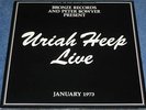 URIAH HEEP Live UK 73 EMI-Bronze 2 N/M LP Set + Inners.