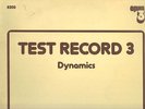 OPUS 3   Test Record 3  DYNAMICS  8300  NM