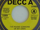 THE FREE MOVEMENT I've Found Someone DJ Promo 45 1971