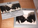 U2: THE BEST OF 1990-2000 DOUBLE VINYL LP + PROMO CARD