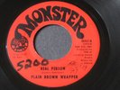 Plain Brown Wrapper on Monster   Michigan funk 45 HEAR