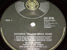 Elton John GOODBYE YELLOW BRICK ROAD UK LP UNPLAYED M-