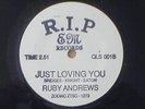 RUBY ANDREWS Just Loving You - UK 45 - EX. CONDITION