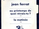 RARE Juke Box Promo JEAN FERRAT Au printemps de quoi...