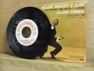 Junior Lewis northern soul popcorn 45 Hear What I Say