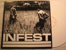 INFEST LP Slave-DEEP SIX/DRAW BLANK rare hc kbd metal
