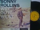 SONNY ROLLINS [Way Out West] CONTEMPORARY [mono] DG: