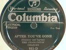 2) 78rpm CHARLESTON CHASERS BLUE WAX COLUMBIA 861-D