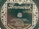 30) 78rpm KING OLIVER DIXIE SYNCOPATORS BRUNSWICK 4028