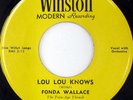 rare Rockabilly 45 FONDA WALLACE on WINSTON Hear