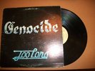 LP GENOCIDE Too Long private metal Utah autographed