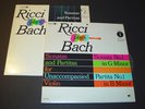 2 LP Ricci Plays Bach Sonatas Partitas Violin Decca DL