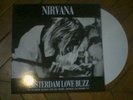 NIRVANA Amsterdam love buzz LIve LP 91 VYNIL BLANC